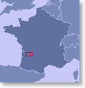 Map showing where La Porcherie is in France